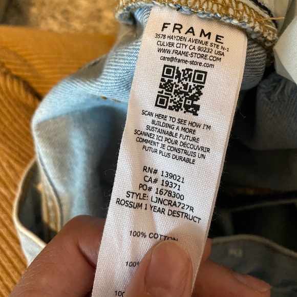 Frame Denim Le Jane Crop Jeans - Picture 8 of 8